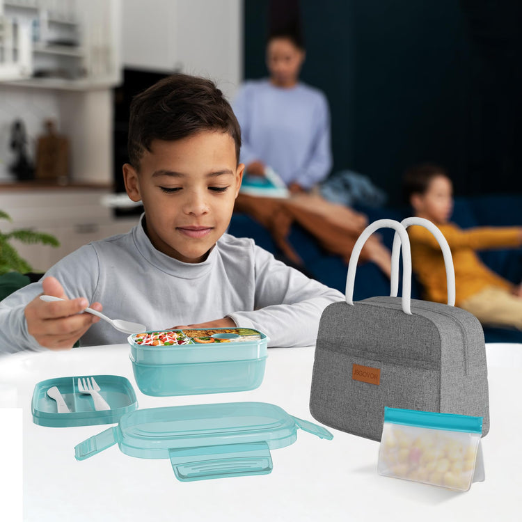 Leakproof Bento Box & Insulated Lunch Bag Set