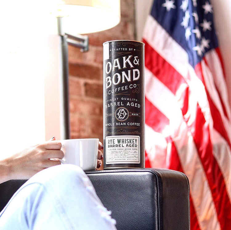 Rye Whiskey Barrel Aged Coffee (10 Ounce)