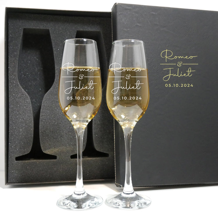 Personalized Champagne Flutes (2 Count)