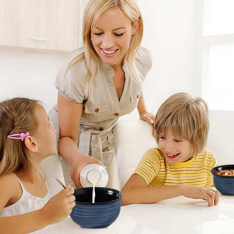 Ceramic Cereal Bowls Set of 6 (4 Count)