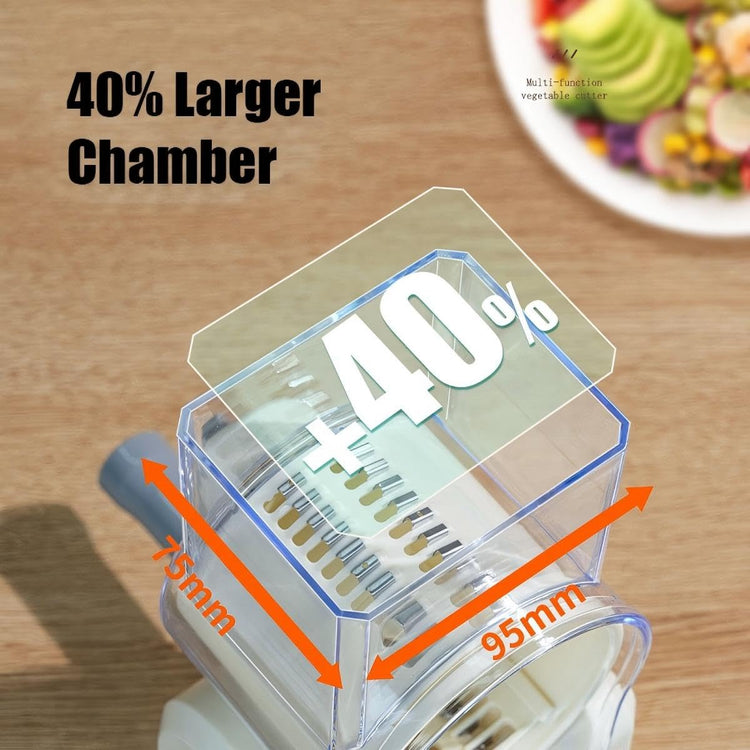 Rotary Cheese Grater with Hand Crank