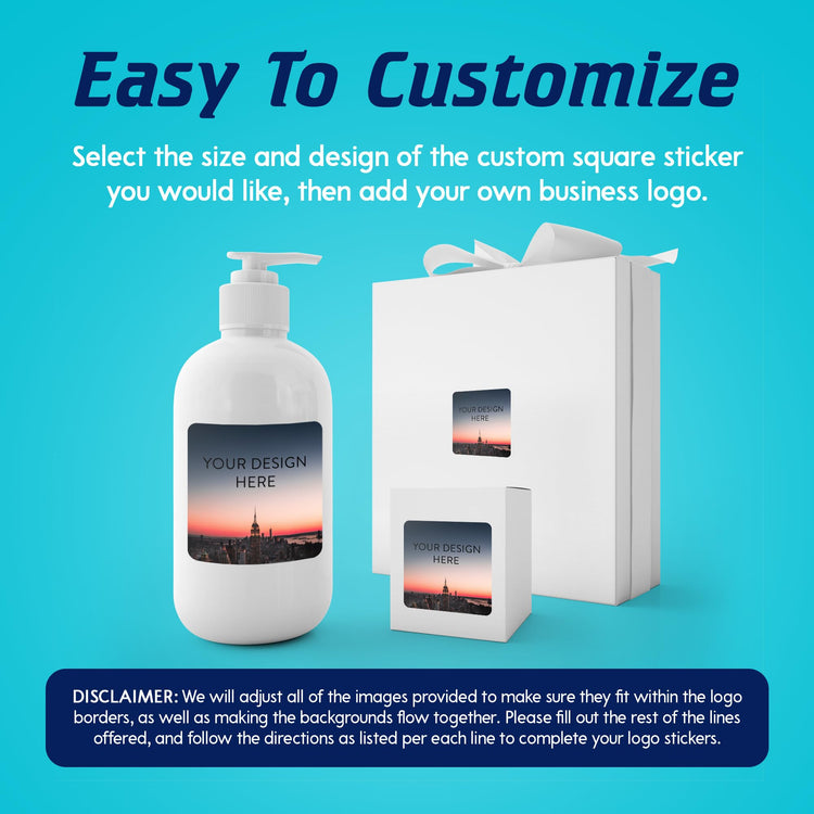100 Custom Vinyl Stickers (100 Count)