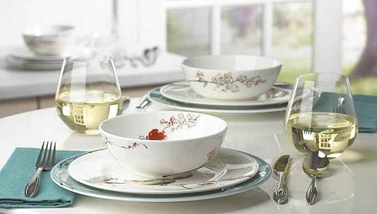 Lenox 897262 Chirp Salad Plates, Set of 4
