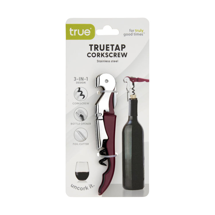 Truetap Double Hinged Waiter's Corkscrew Wine Opener