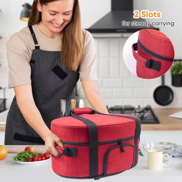 Insulated Slow Cooker Carrying Bag for 6