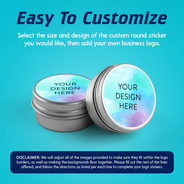 100 Custom Vinyl Stickers (100 Count)