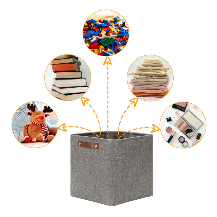 12 inch Cube Storage Bins (4 Count)