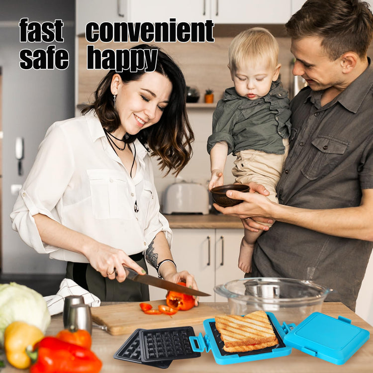 2-in-1 Microwave Sandwich Maker & Waffle Maker, Microwave Grill