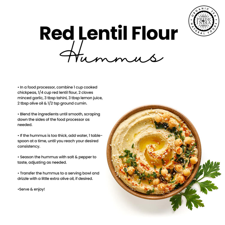 Red Lentil Flour 1 lbs (16 Ounce)