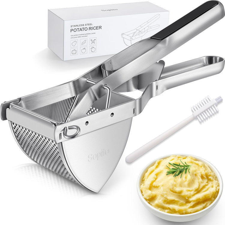 Potato Ricer Sopito Stainless Steel Potato Masher for Commercial and Home Use