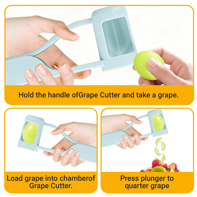 Egg Slicer and Grape Slicer for Fruit Salad