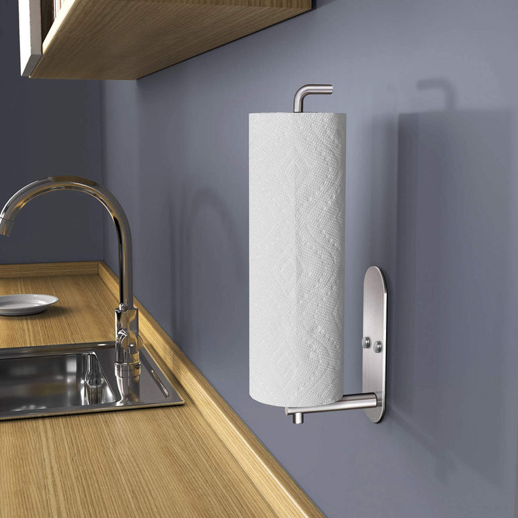 Self Adhesive Paper Towel Holder Under Cabinet Mount