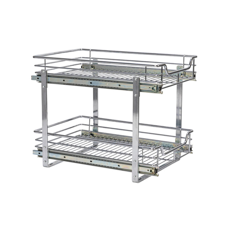Chrome Plated Steel Dual (Dual Slide / 15" - Extended)