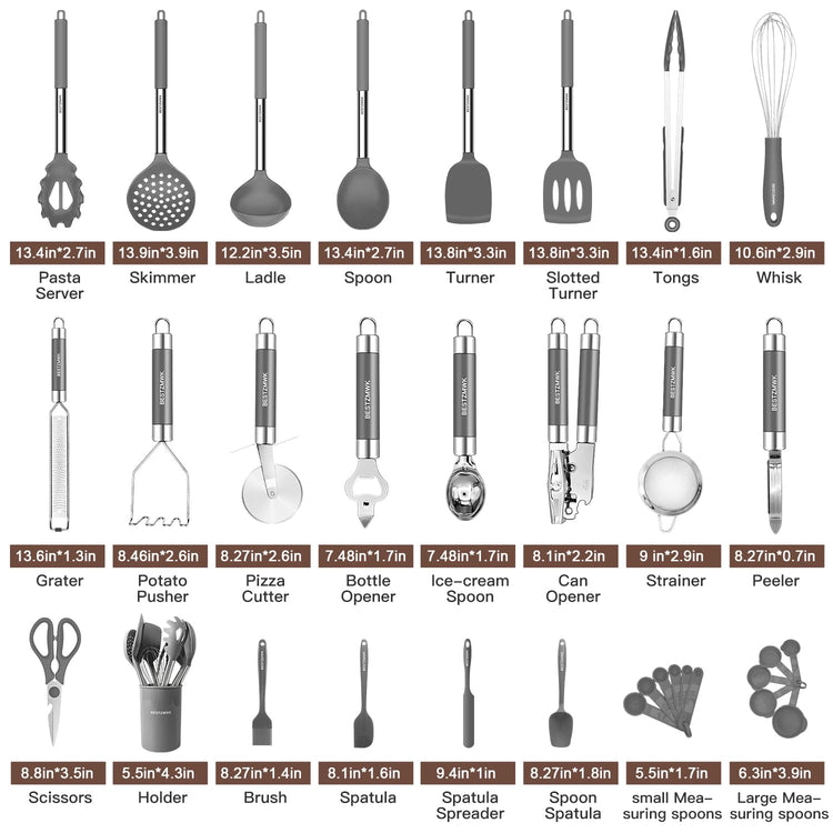 Kitchen Utensils Set (32 Count)