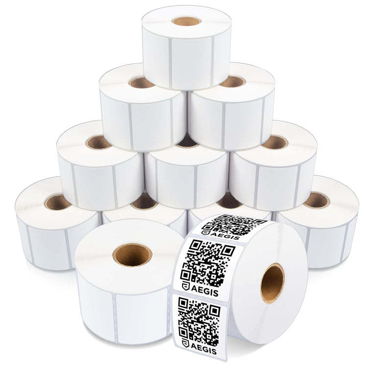 2" X 1.5” Direct Thermal Printer Labels