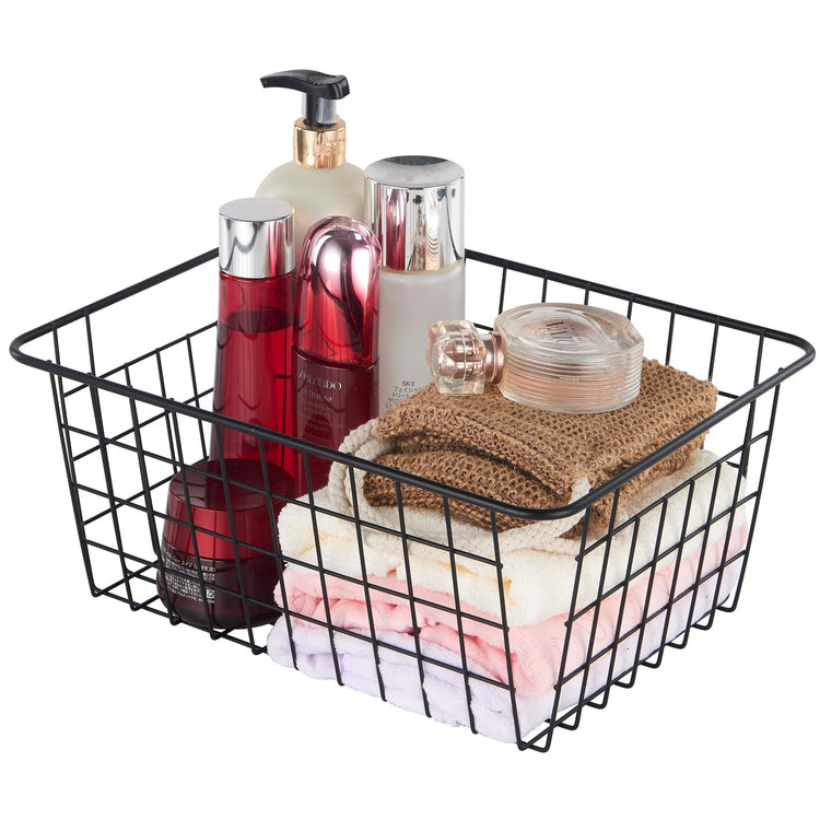 Extra Large】Wire Kitchen Storage Basket 4 Packs