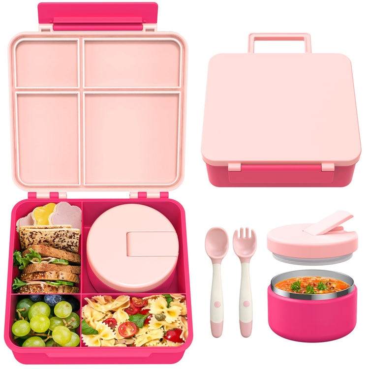 Bento Lunch Box for Kids with 8oz Soup Thermo