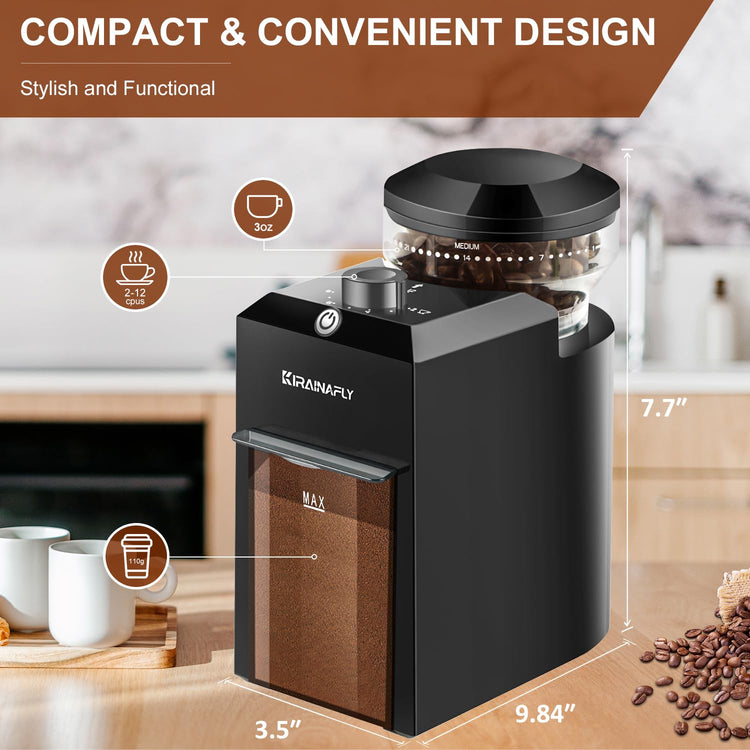 Electric Burr Coffee Grinder