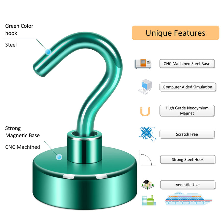 Magnetic Hooks (10 Count)