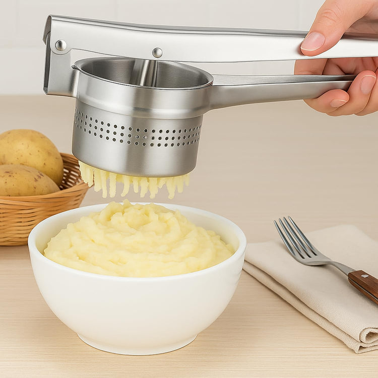 Stainless Steel Potato Ricer and Masher
