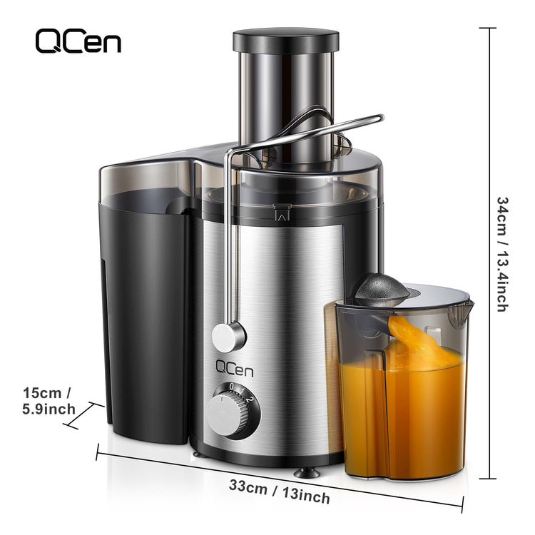 Juicer Machine 800W Centrifugal Juicer with Wide Mouth Feed Chute