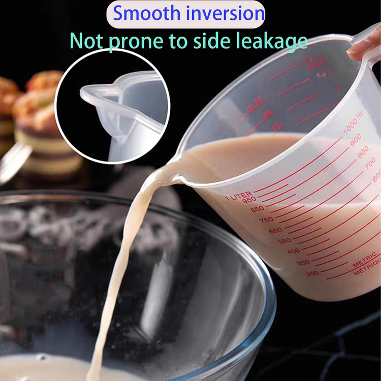 Unbreakable Plastic Measuring Cups 6 Piece Food (6 Count)