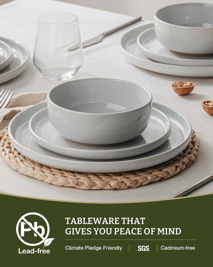 Milkyway 24 Piece Stoneware Dinnerware Set