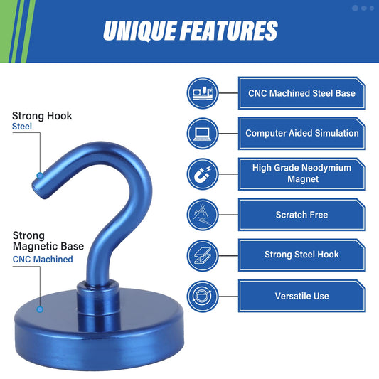 Magnetic Hooks (10 Count)