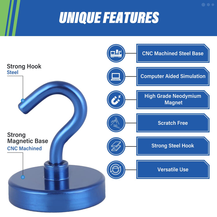 Magnetic Hooks (10 Count)
