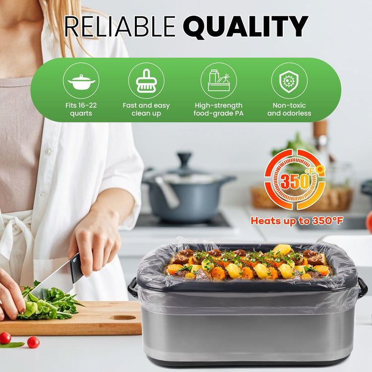 10 Counts Electric Roaster Liners 34 x 18 Inch