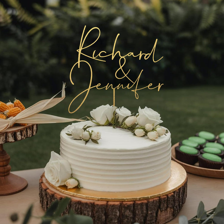 Personalized Wedding Cake Topper