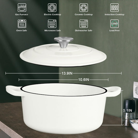 6 Quart Dutch Oven with Lid