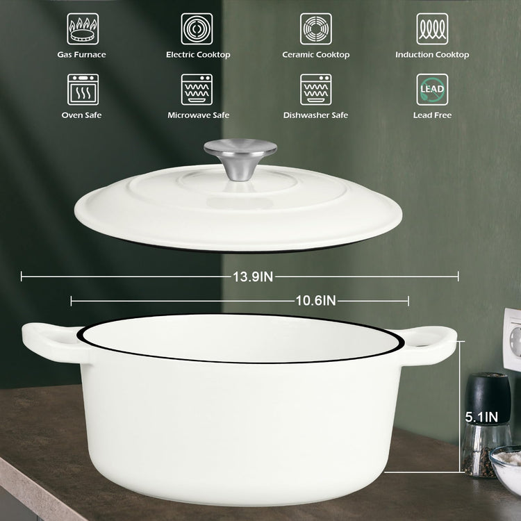 6 Quart Dutch Oven with Lid