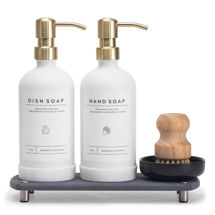 Luxury] Kitchen Soap Dispenser Set