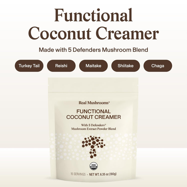Organic Coconut Creamer with Reishi (6.35 Ounce)