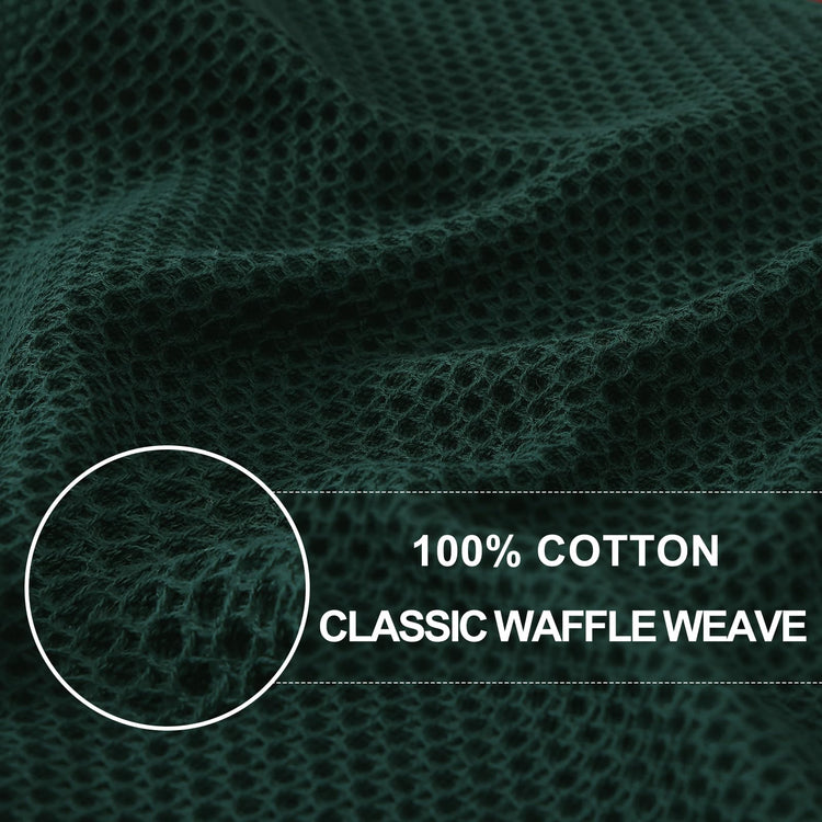 100% Cotton Waffle Weave Kitchen Dish Towels 6 (6 Count)