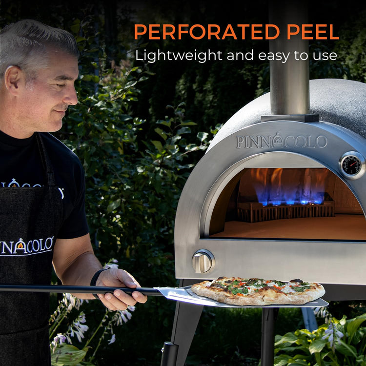 16 Inch Perforated Aluminum Pizza Peel with Handle