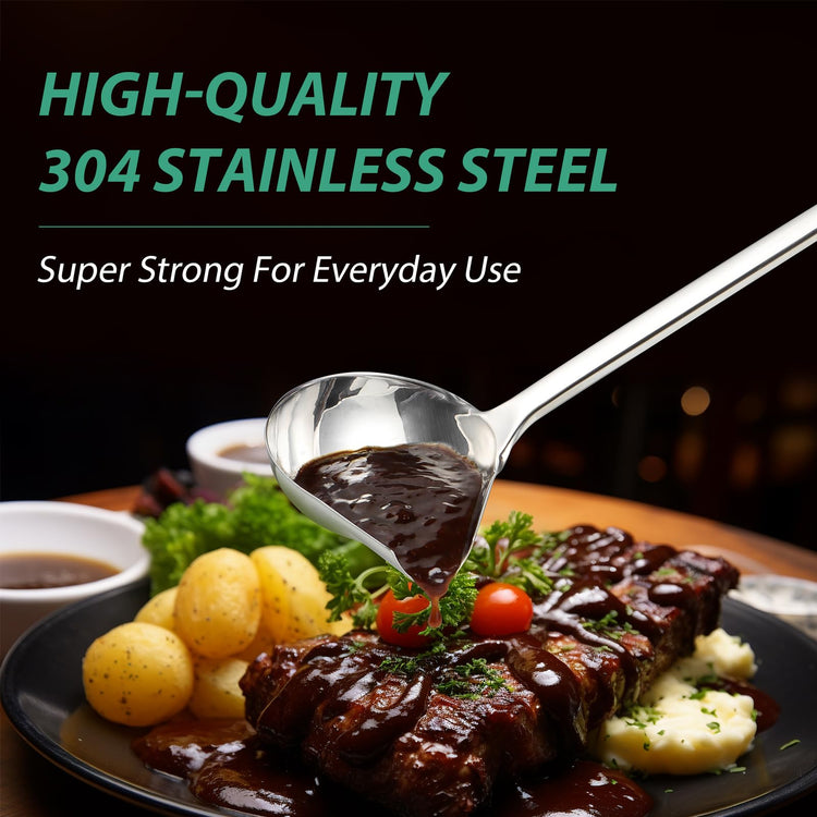 Large Gravy Ladle with Spout