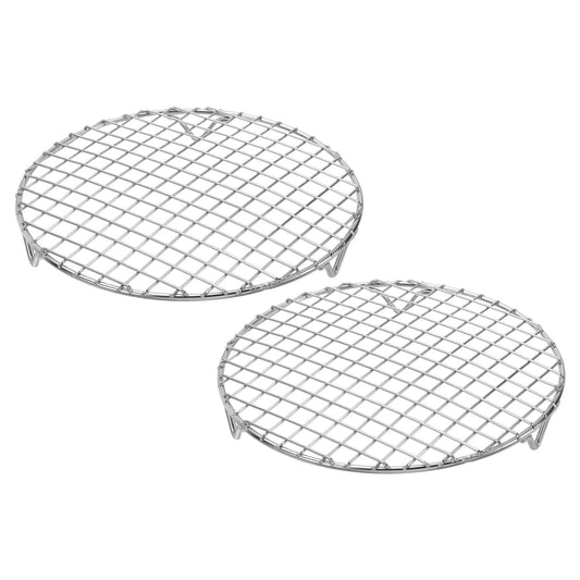 2 Pcs Round Cooking Rack with Legs (2 Count)