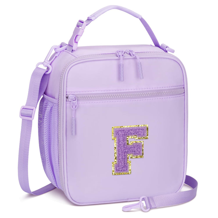 Initial Insulated Lunch Bag for Girls Kids