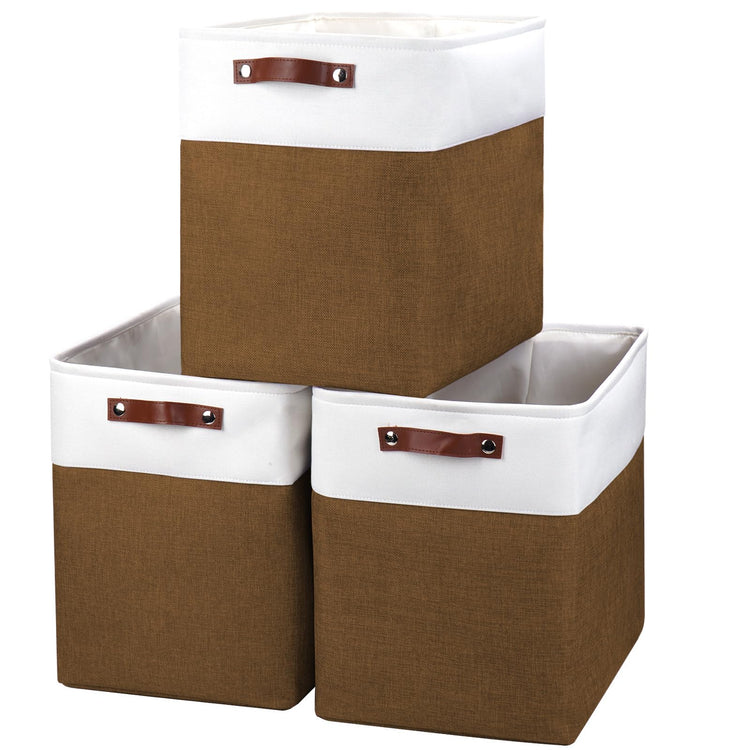 Large Fabric Storage Baskets (3 Count)