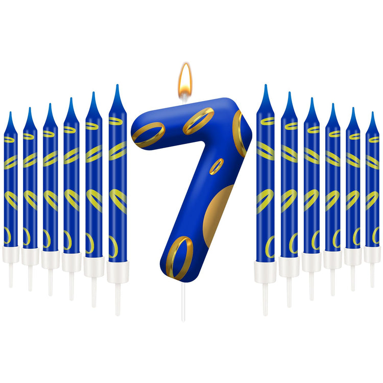 13PCS Birthday Cake Candles Set (13 Count)