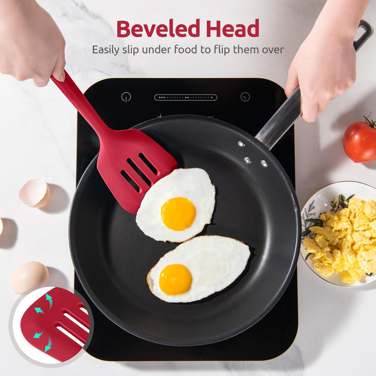 Silicone Turner Spatula Set of 2 (2 Count)