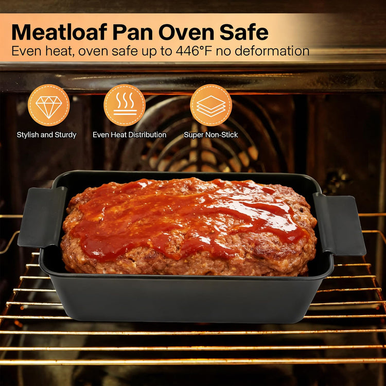 Meatloaf Pan with Drain Tray (2 Count)