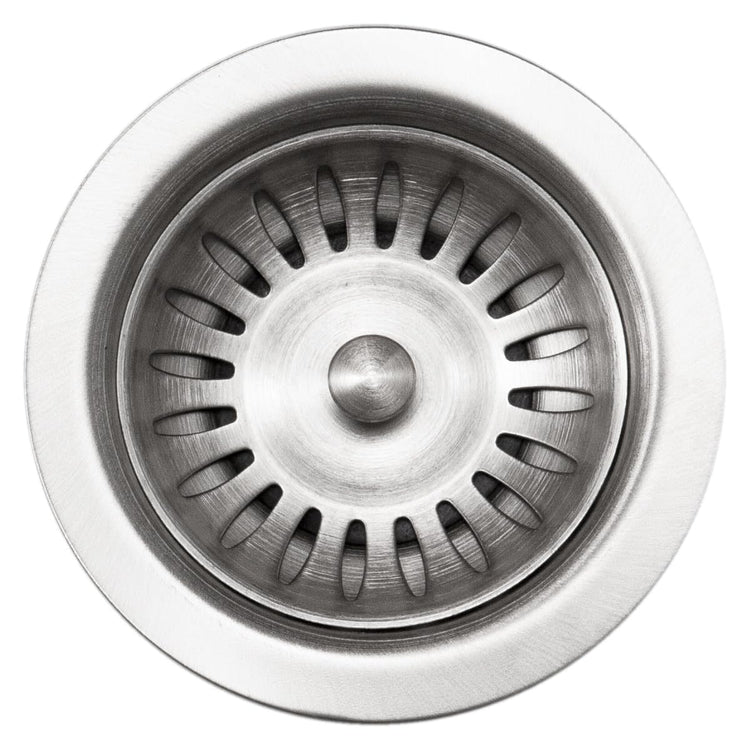 190-9180 - 3-1/2 inch Stainless Steel Kitchen Sink Basket Strainer, Durable Food Catcher Stopper for Metal Kitchen Sink, Ideal for Filtering Waste and Preventing Clogs