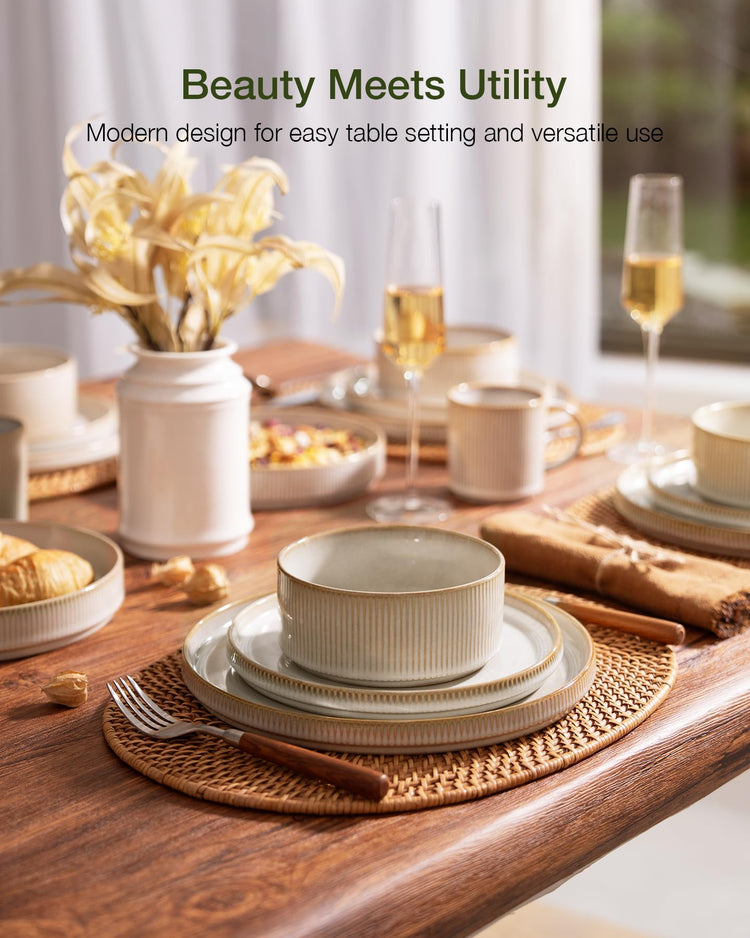 Star Stoneware Dinnerware Set (12 Count)