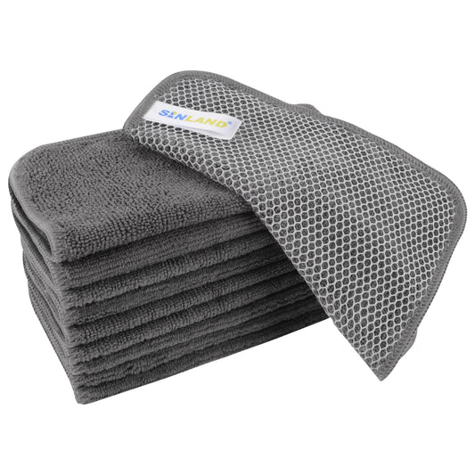 Dish Cloth for Washing Dishes Kitchen Washcloth Cleaning Cloth (10 Count)