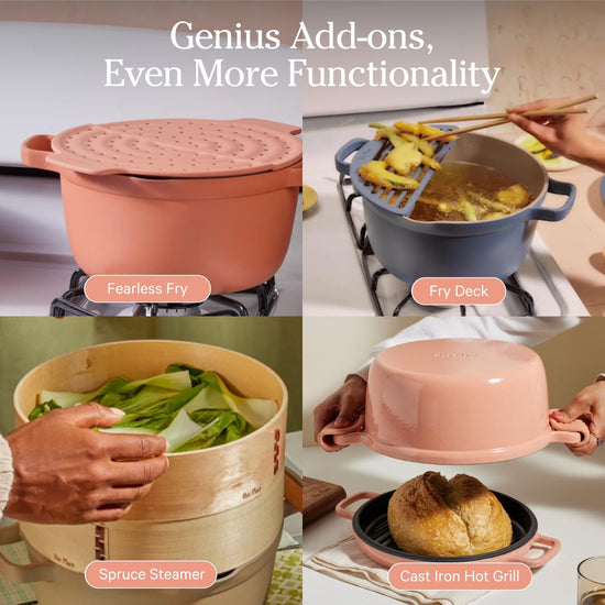 Our Place Perfect Pot - 5.5 Qt. Nonstick Ceramic Sauce Pan with Lid | Versatile Cookware for Stovetop and Oven | Steam, Bake, Braise, Roast | PTFE and PFOA-Free | Toxin-Free, Easy to Clean | Char - Nestoria