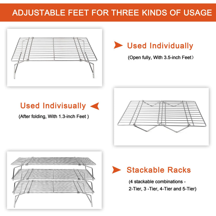 5 Tier Stainless Steel Cooling Rack