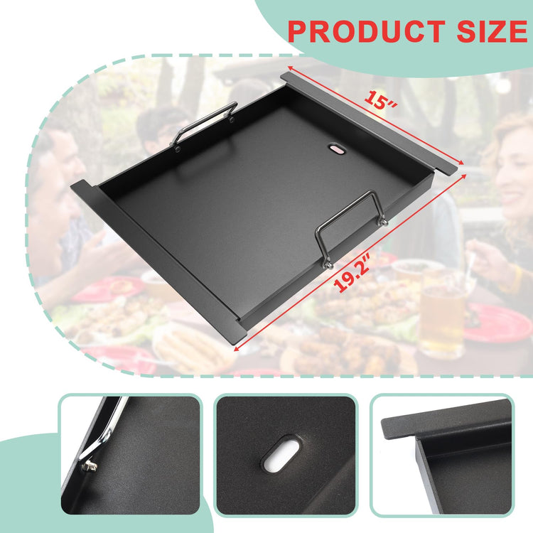 Half Size Griddle Insert for Bull Grill 4 Burner Angus 41628 47628 41629